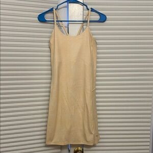Athleta Kids Casual Dress in Light Tan